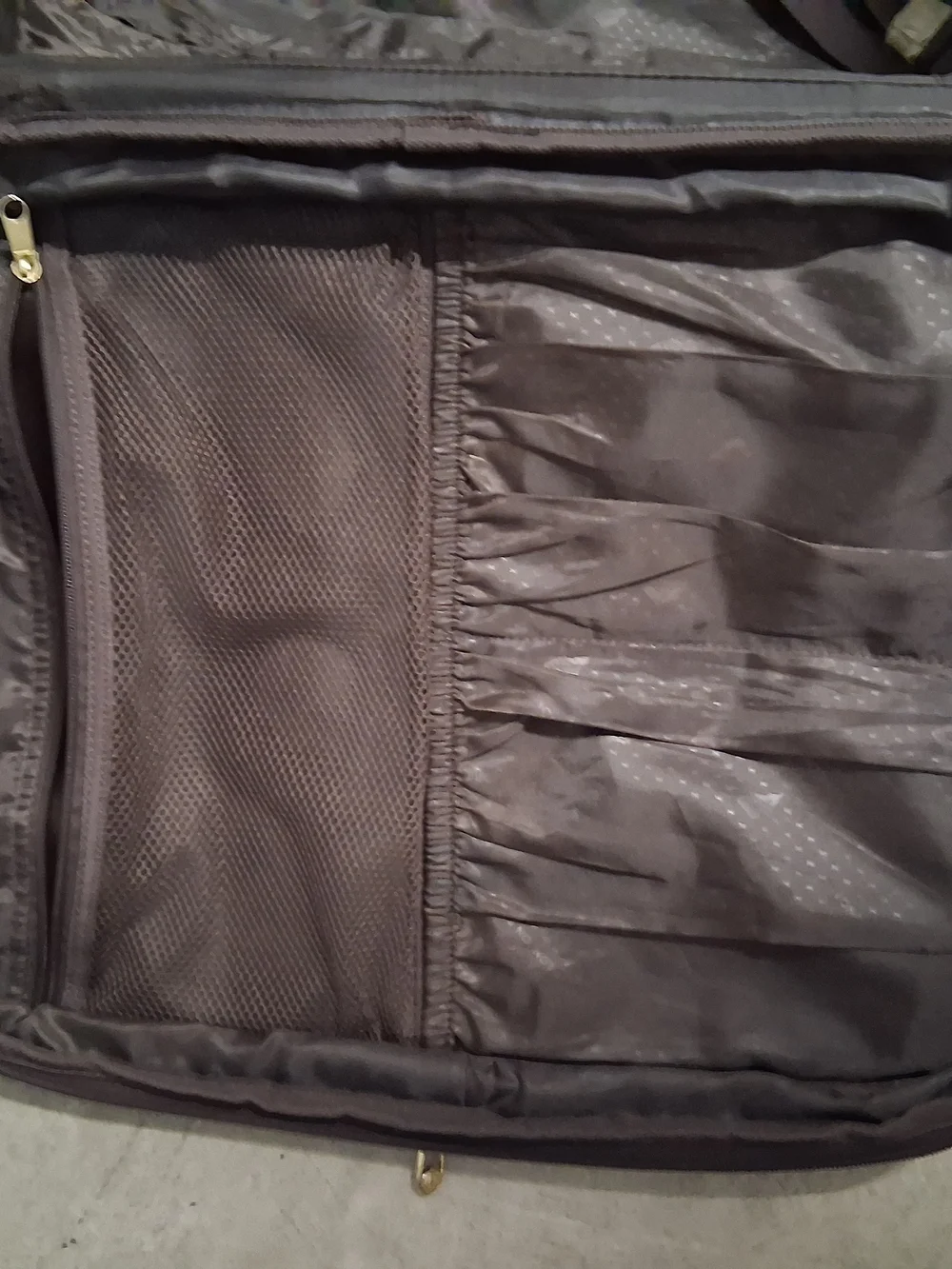 London Fog Brown Textured Upright Carry-On with Front Pocket